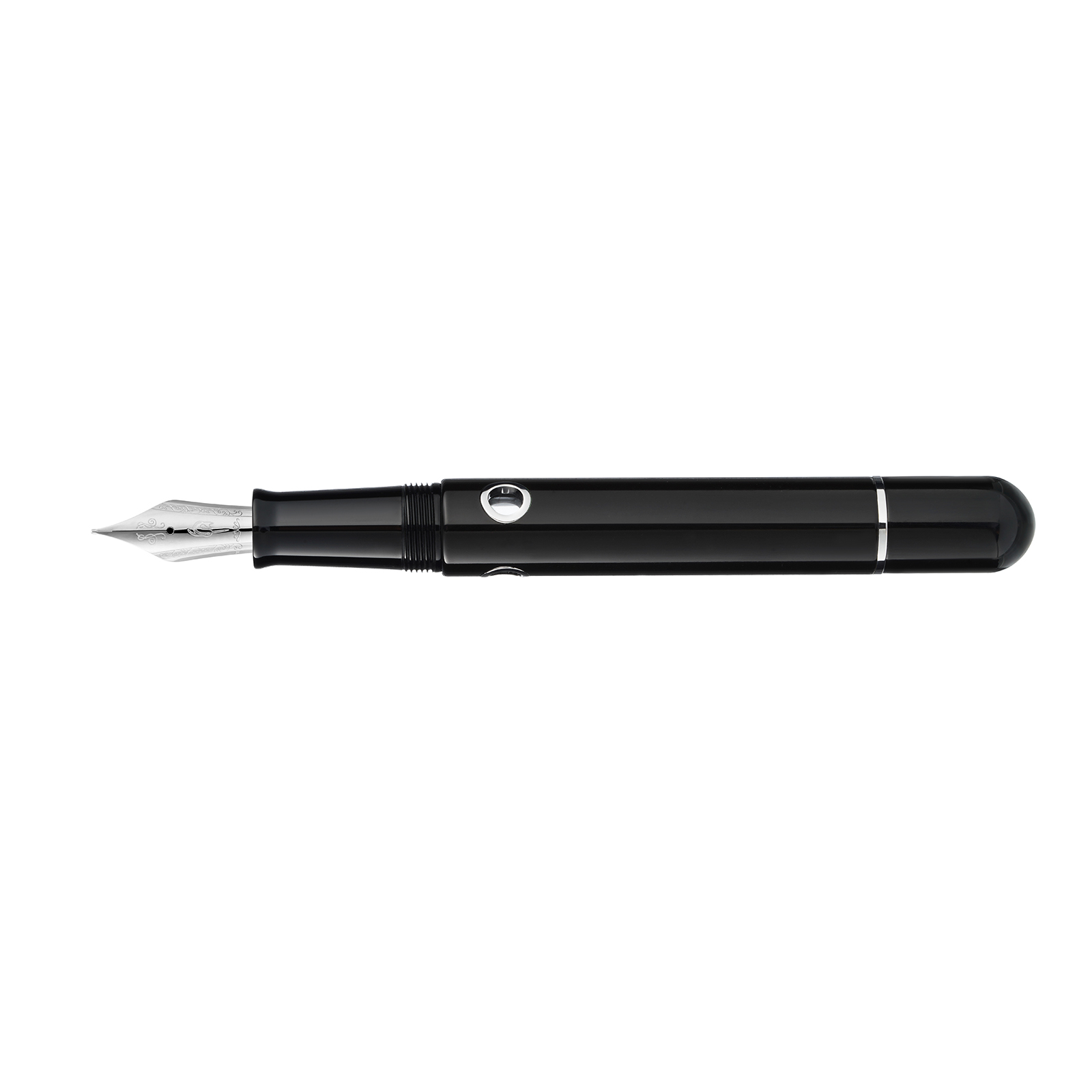 Nahvalur Nautilus Cephalopod Black ST Fountain Pen - Vulpen